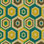 Hexagon Tile - Teal Fabric