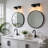 Cleofas 3-Light Bathroom Vanity Light Fixture with Clear Glass Shade-827349467-820583109