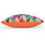 Herringbone Print Indoor-Outdoor Cushion, Multicolour