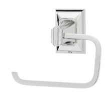 Wall Mounted Single Post Toilet Paper Holder, Polished Chrome