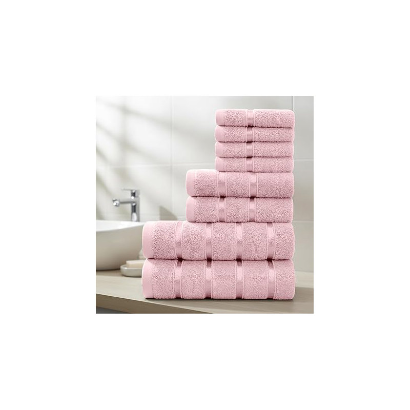 100% Cotton Mulit-Size Set, Pink