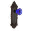 Victorian Plate with Crystal Cobalt Door Knob-1394067358-1394067346
