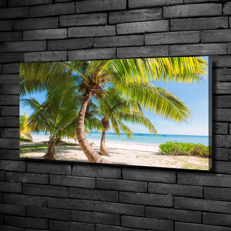 Tropical Beach - Wrapped Canvas Print