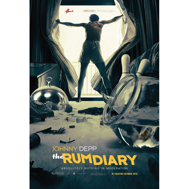 The Rum Diary, 48" H x 33" W