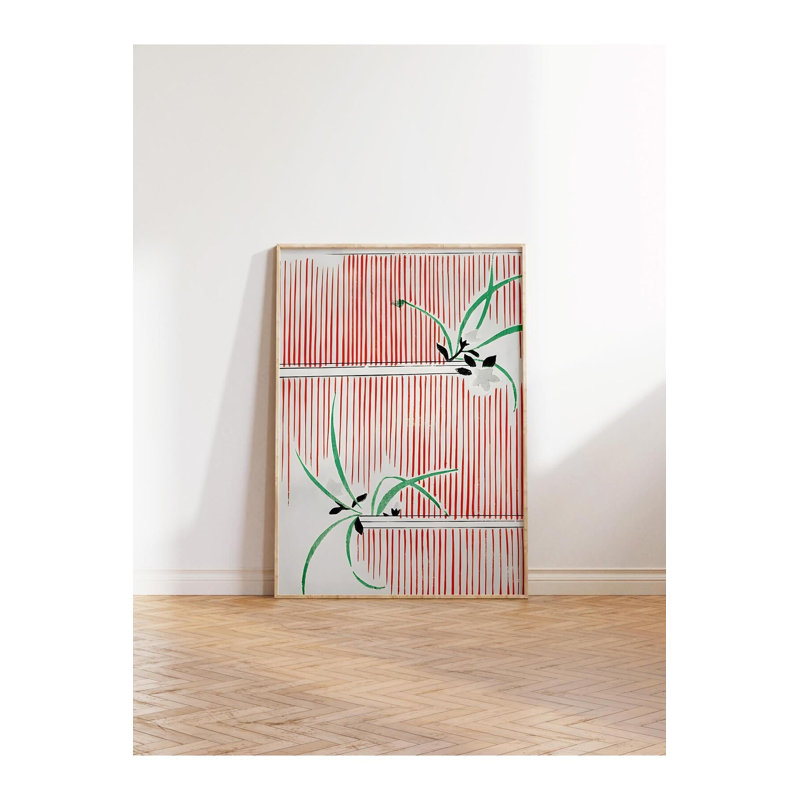 Peinture décorative encadrée