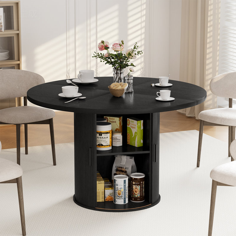 48 po l 6 po, Avec rangements, Noir