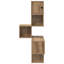  Wall Corner Shelf with Shelf with Storage Engineered Wood Wall-Mounted-371712930