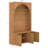 Entryway Hall Tree With Storage Bench, Adjustable Shelves, Arched Coat Rack With 4 Golden Hooks And 3 Cabinets-963269641