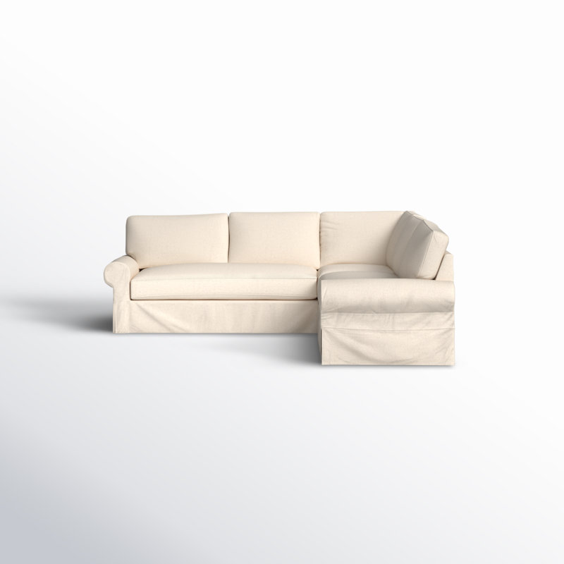 Canapé modulaire 3 pièces Porter, Bayou en toile lavable naturelle