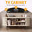 47-Inch Modern TV Console with Sliding Door and Fluted Details-1350698449-1350698455