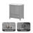 Merelyn 30'' Single Bathroom Vanity with Ceramic Top-167840548