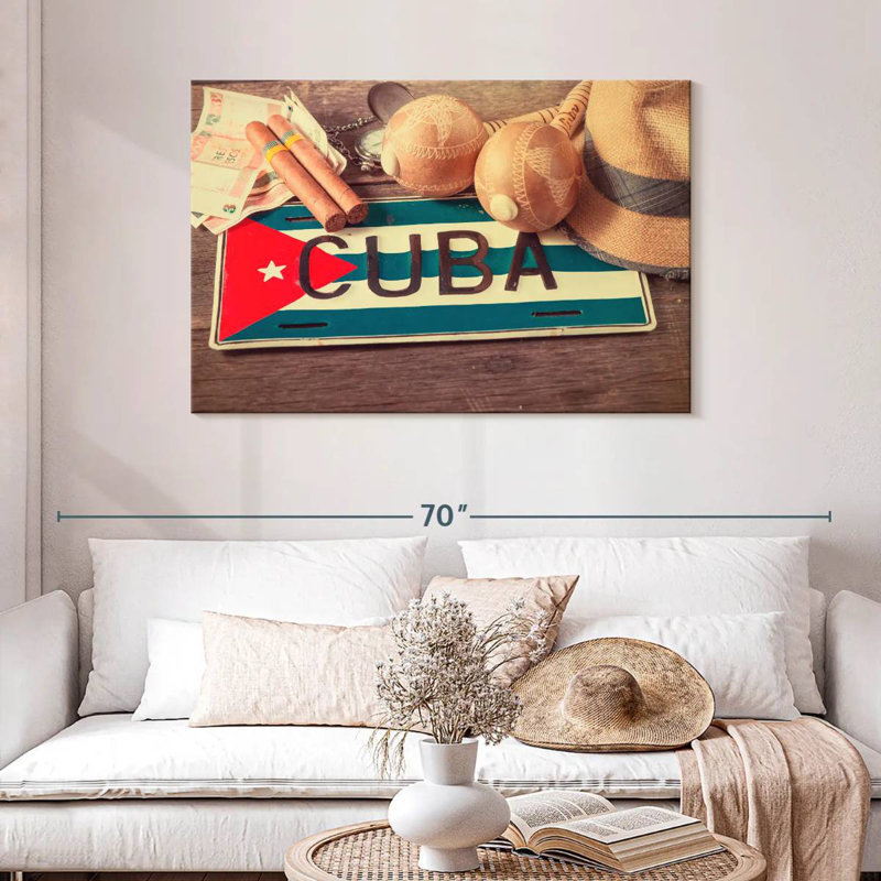 All About Cuba, 30" H x 45" W
