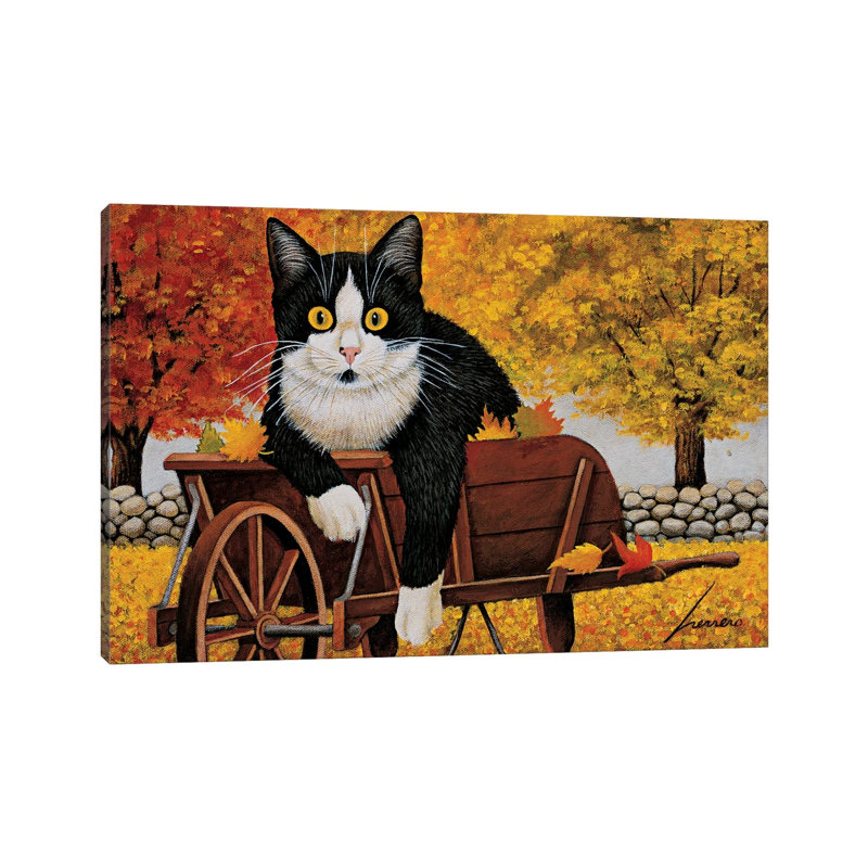 Molly Granovsky Wheelbarrow by Lowell Herrero - Wrapped Canvas Gallery-Wrapped Canvas Giclée, 20.32 cm H x 30.48 cm W