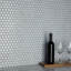 Hudson 1" x 1" Porcelain Honeycomb Mosaic Wall & Floor Tile-576131198
