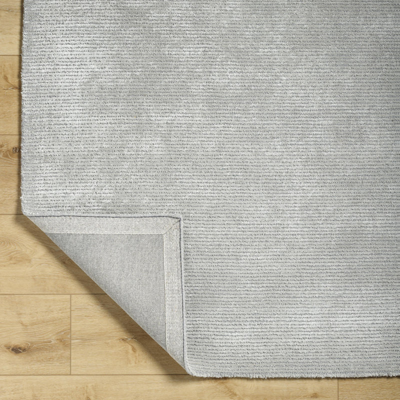 Azarael Hand Tufted Striped Indoor Rug, Rectangle 8' x 10'