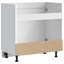 Sink Base Cabinet Kalmar 80X46x81.5 Cm Engineered Wood-712861641