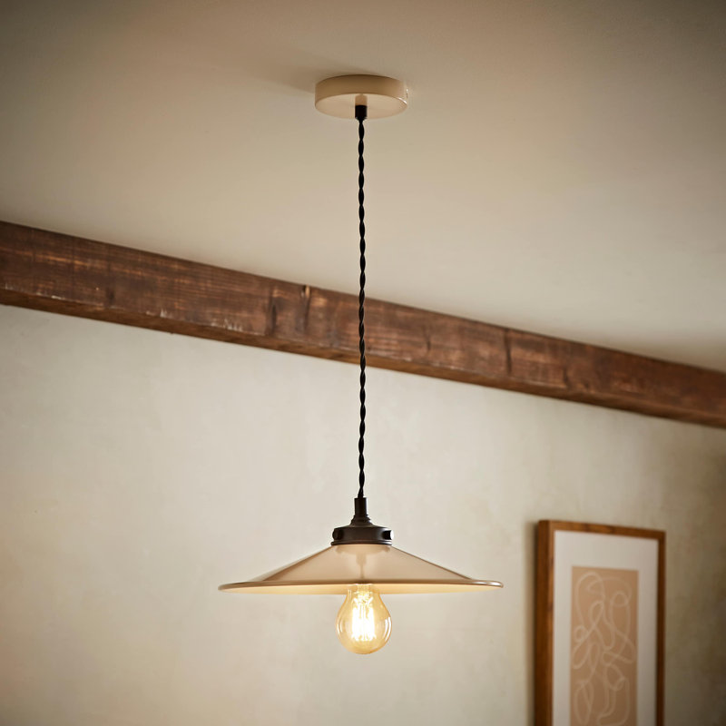 1 - Light Satin Pendant, Natural, Yes