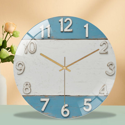 Horloge murale Fiery Sunburst