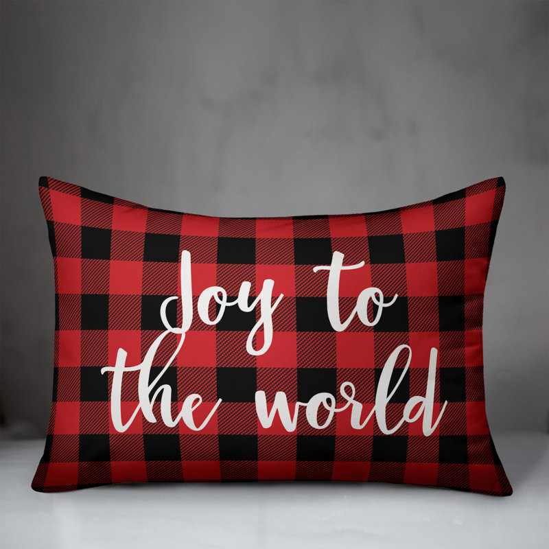  Coussin Joy to the World in Buffalo
