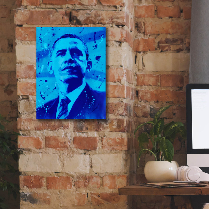 «President 1» par Abstract Graffiti, H 16 po x l 12 po x P 0,75 po