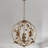 Aswath 3 - Light Dimmable Globe Chandelier