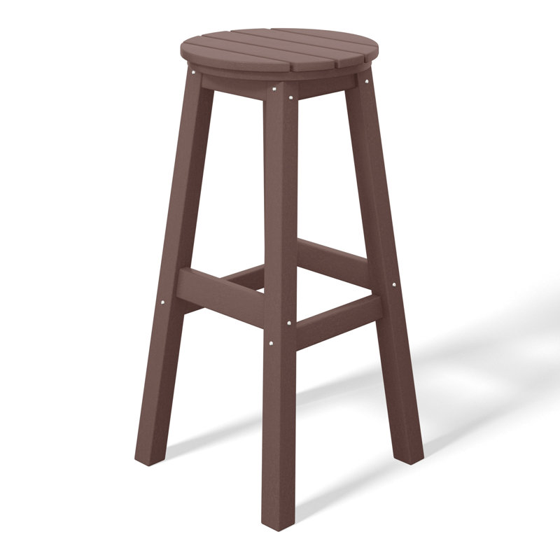 Tabouret d'extérieur Laguna, Brun foncé, 29"