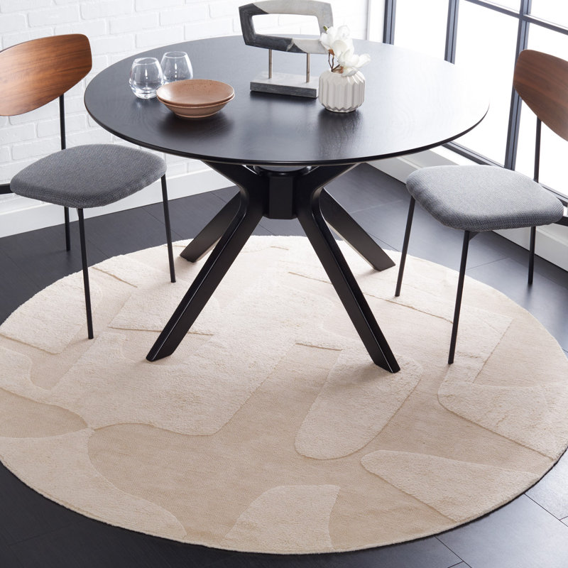 Sarya Cotton Indoor Rug, Round 6'
