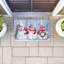 Tapis de porte Holiday Holiday Icy Snowman Trio, par Paul Brent, 18 po x 30 po