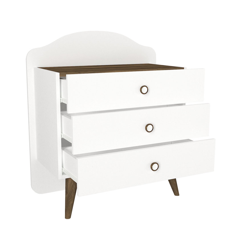 Lyme 3 - Drawer Rectangle Accent Chest