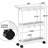 3-Tier Slim Rolling Cart with Handle (White)-135664287