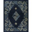 Tapis rectangulaire chinois en laine noué à la main de style chinois antique des années 1900