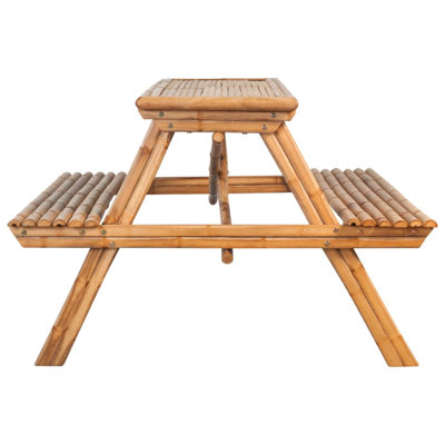 Picknicktisch aus Bambusrohr
