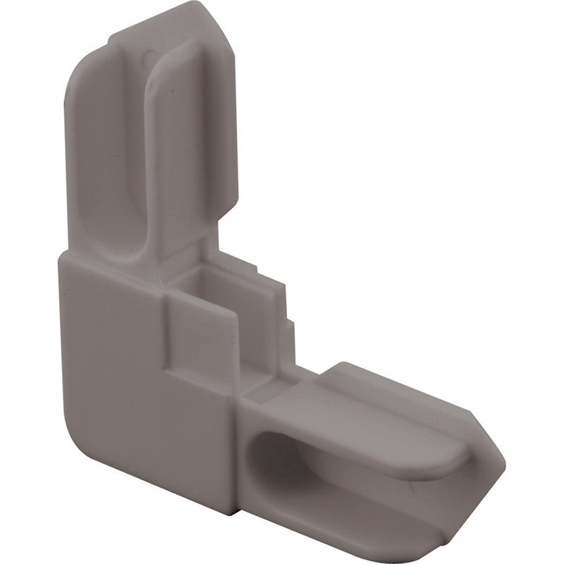 Prime-Line Window Screen Frame Corner, 3/8 in., Gray