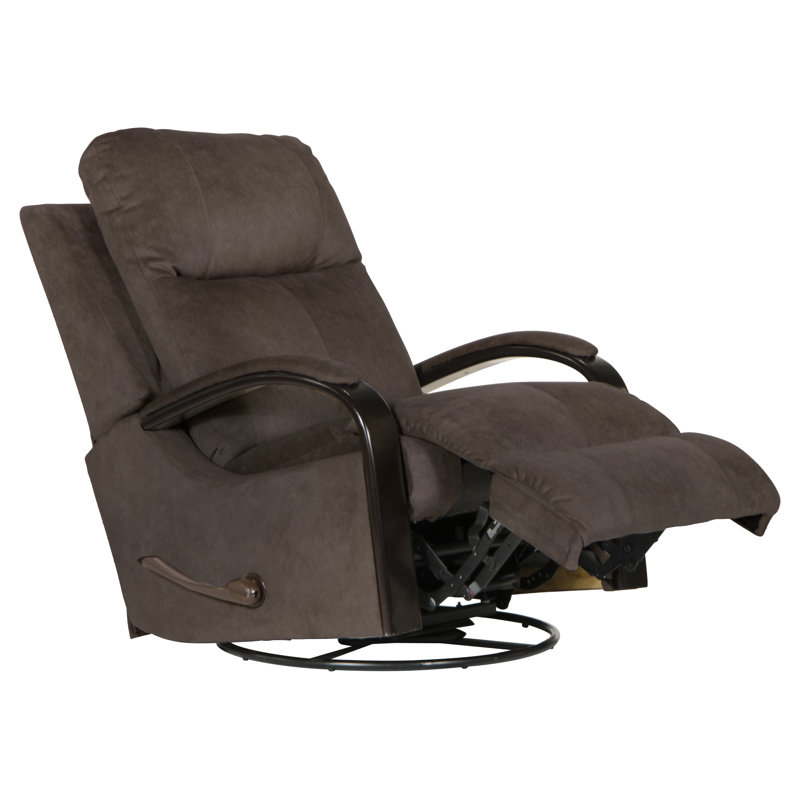 Fauteuil inclinable et pivotant pivotant Fouts, Chocolat