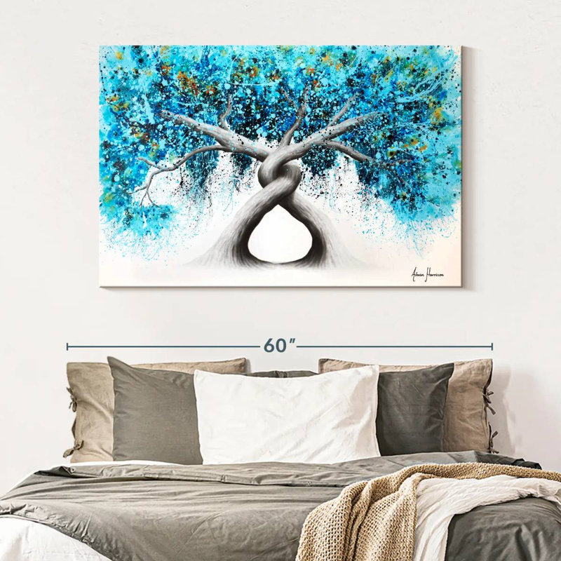 Harnek torsadant des arbres récifaux, H 34 po x l 51 po