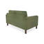 Causeuse en peluche Tatum Mid-Century-125003579