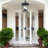 Siena 2-Light Outdoor Hanging Lantern Chandelier with Glass Shade