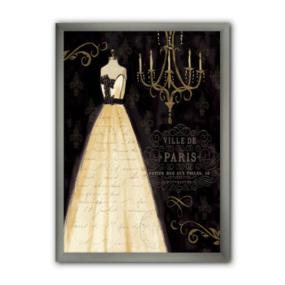 French Chandeliers Couture III - reproduction d'art sur toile
