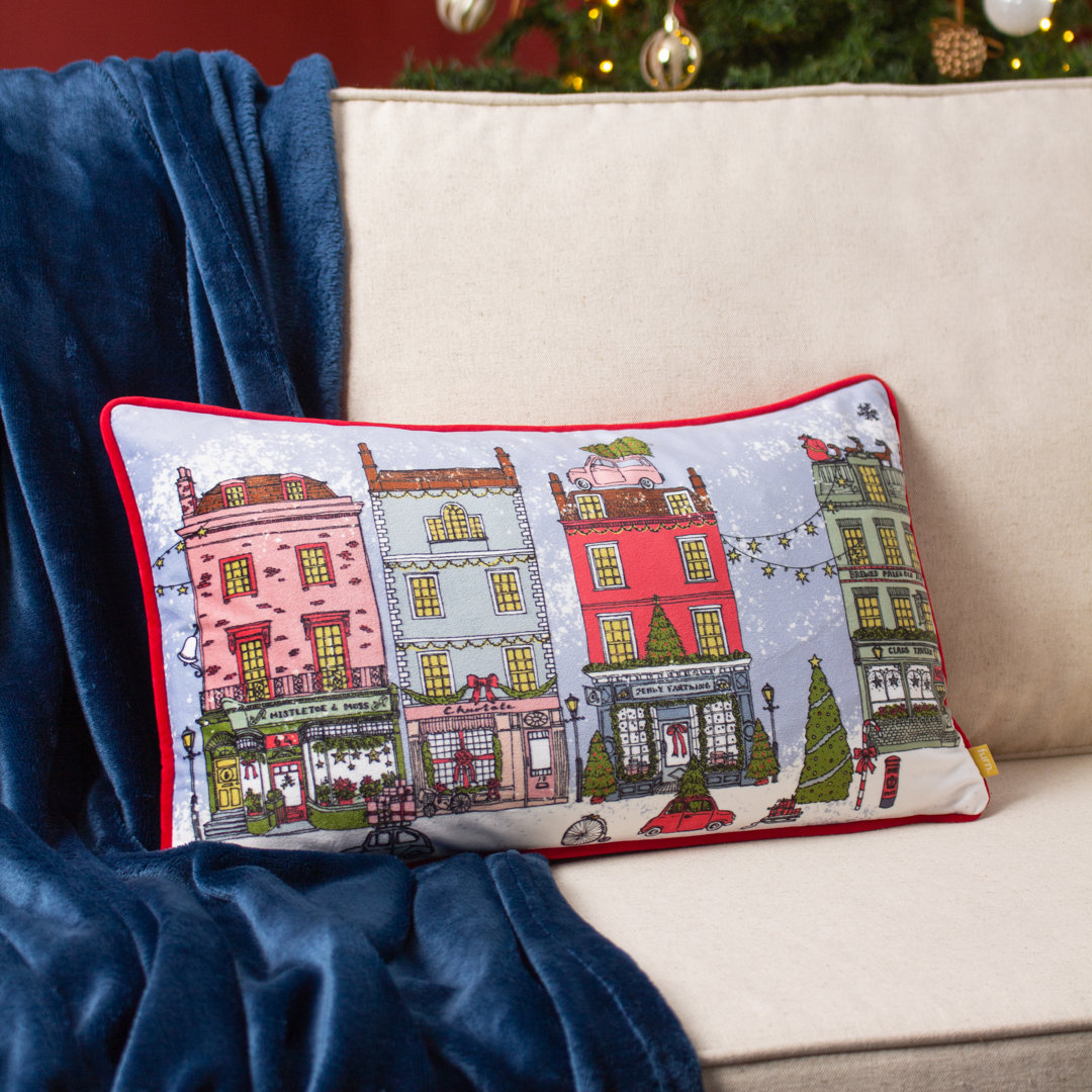 Christmas Spirit Rectangular Cushion