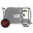 Flame King 20LB Horizontal Vertical Propane Tank with Premium OPD, Built-in Gauge, Dolly Cart Wheels