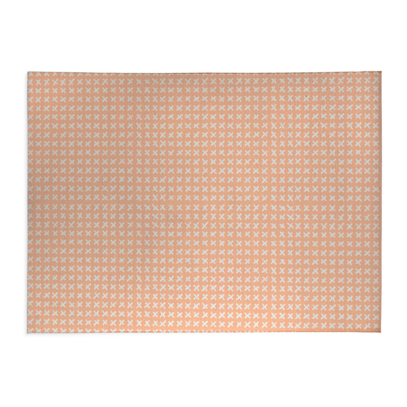 Tapis de bureau Cross Cross, L 3 pi x L 2 pi, Pêche