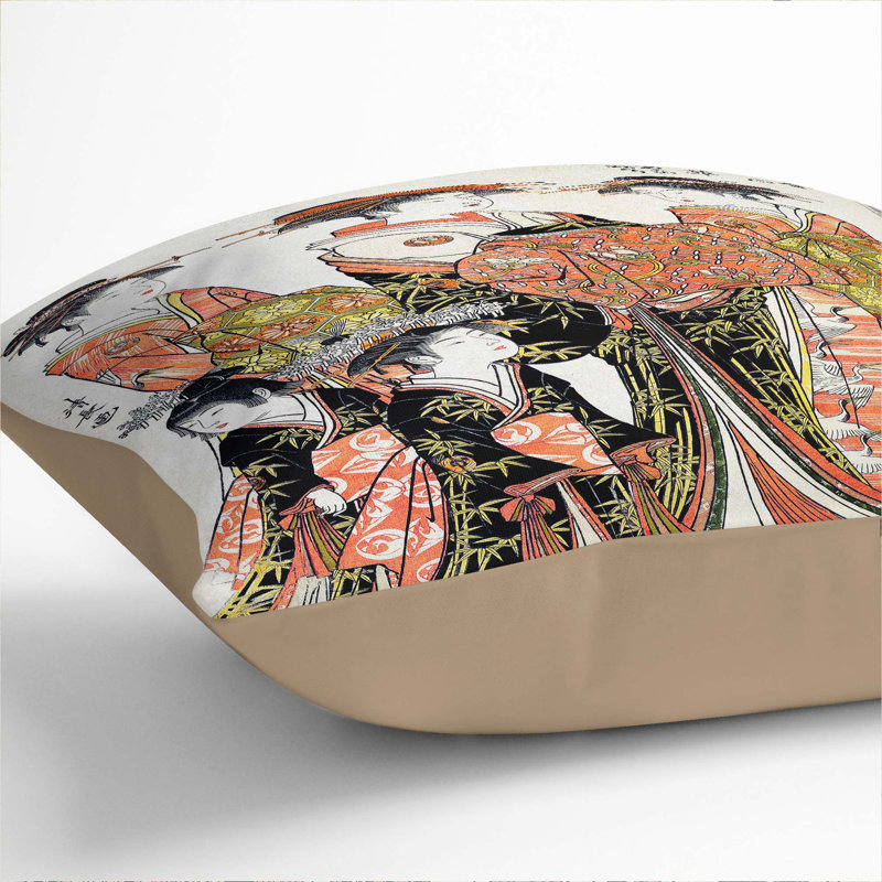 Square Cushion, 40cm H x 40cm W x 15cm D, Stone