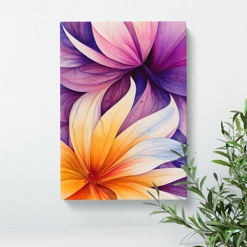 The Tremendous Flowers - Wrapped Canvas, 60cm H x 35cm W x 3cm D