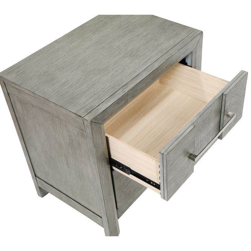 Adryan 23.5'' W Nightstand, Gray