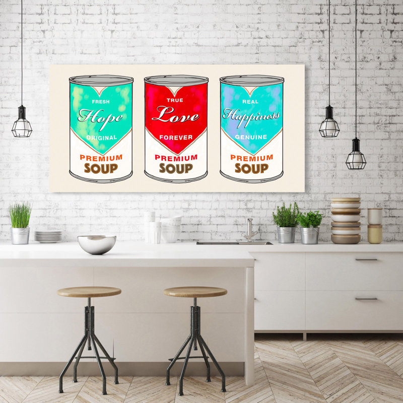 Tastes Of Life by Carlos Beyon - Wrapped Canvas Print, 70cm H x 140cm W x 4cm D