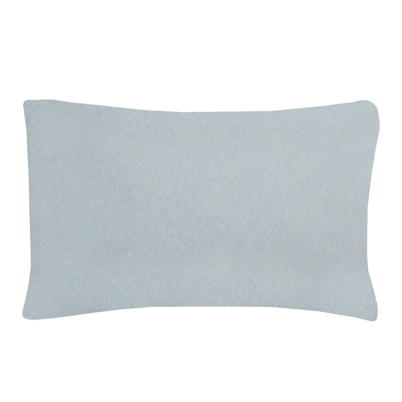 Graesyn Cotton Blend Jersey Knit Pillowcase - Set of 2, Silver