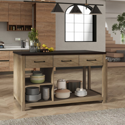 Table de salle à manger extensible avec rangement