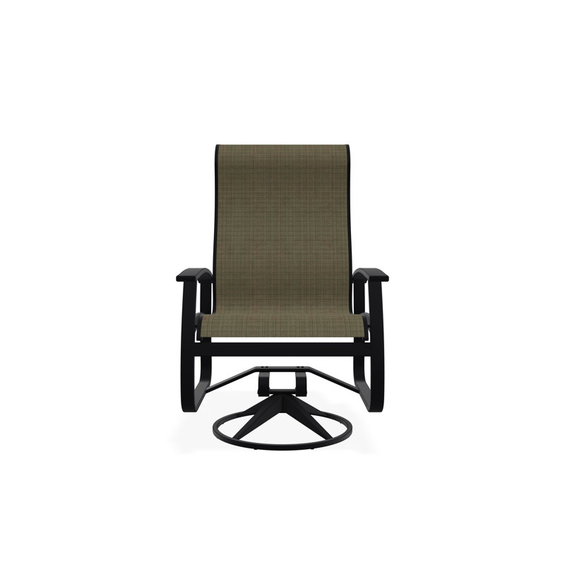 Belle Isle Outdoor Dining Chair, Black, Elevation Stone