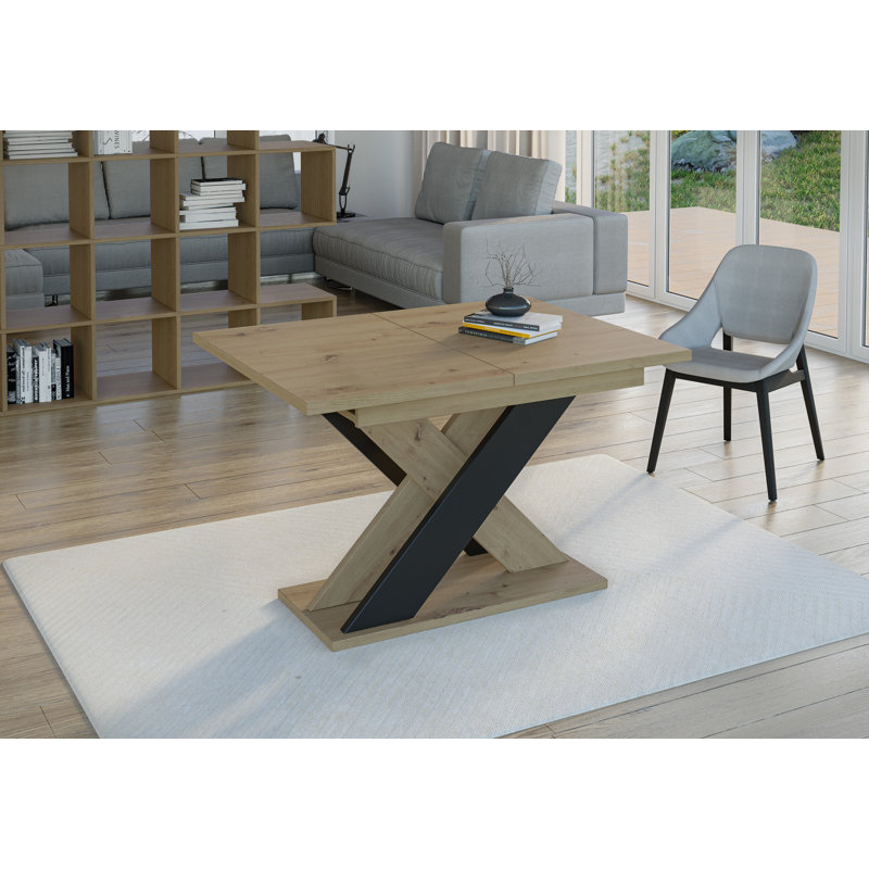 Extendable Dining Table Alysan, Brown