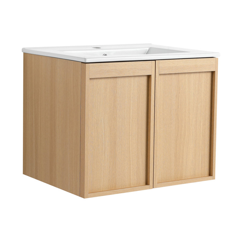 Meuble-lavabo flottant avec lavabo